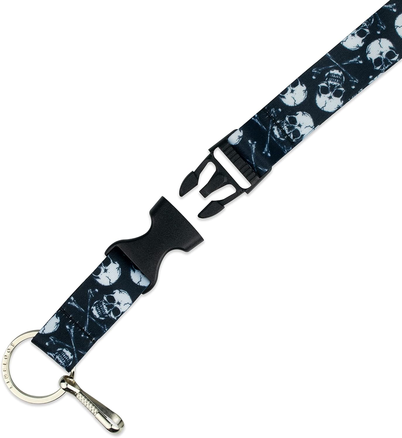 Limeloot Lanyard for Keys, ID Badge, Accessories | Neck Lanyard for Men and Women with Quick Release Buckle and Flat Ring