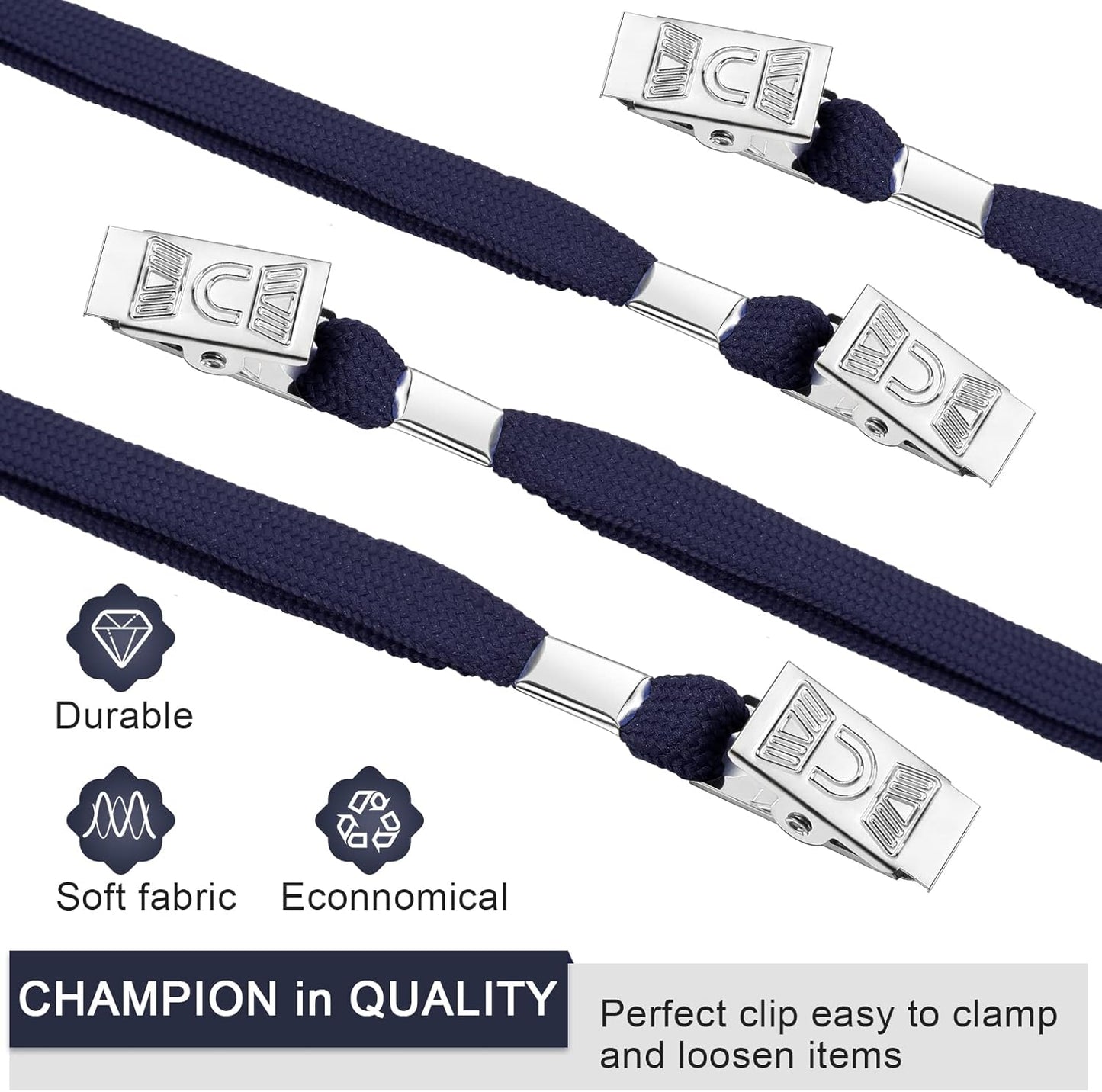 Marspark Lanyards Bulk with Clip Flat Neck Lanyard Badge Lanyard with Swivel Hook Lanyards for ID Cards Holder