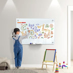 MaxGear Glass Whiteboard Wall Mounted, Frameless Magnetic Dry Erase Board - Image 8