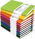 Dynta Hardcover Journal Notebooks, 10 Packs A5 Lined Journals Bulk by Dynta