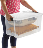 Sterilite 8-Pack 70 Quart Ultra Latch Box, and Closet - Image 9
