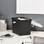 STAPLES File Box File Portable Tote, Letter Size - Image 7