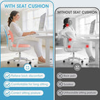 CushZone Ergonomic Seat Cushion & Lumbar Support Pillow - Image 3