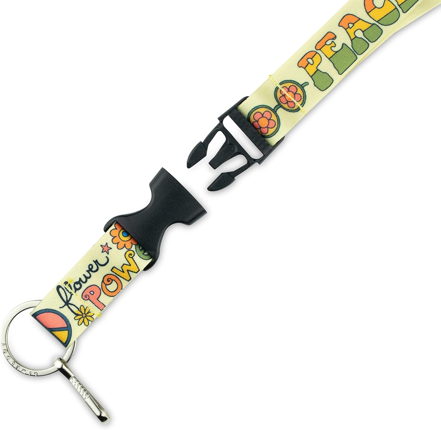 Limeloot Lanyard for Keys, ID Badge, Accessories | Neck Lanyard for Men and Women with Quick Release Buckle and Flat Ring