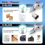 Pink Power Electric Fabric Scissors Box Cutter - Image 5