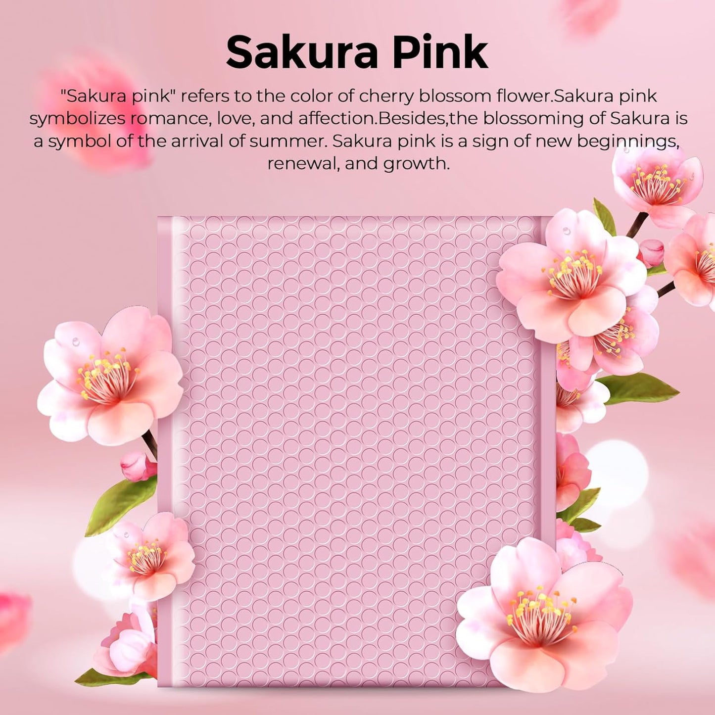 METRONIC 8.5 x 12 Bubble Mailers 40 Pack, Light Pink Bubble Mailers, Strong Adhesion Padded Envelope, Shipping Envelope Bubble Mailer, Bubble Envelopes for clothing, Bubble Mailer Usable Size 8.5 x 11