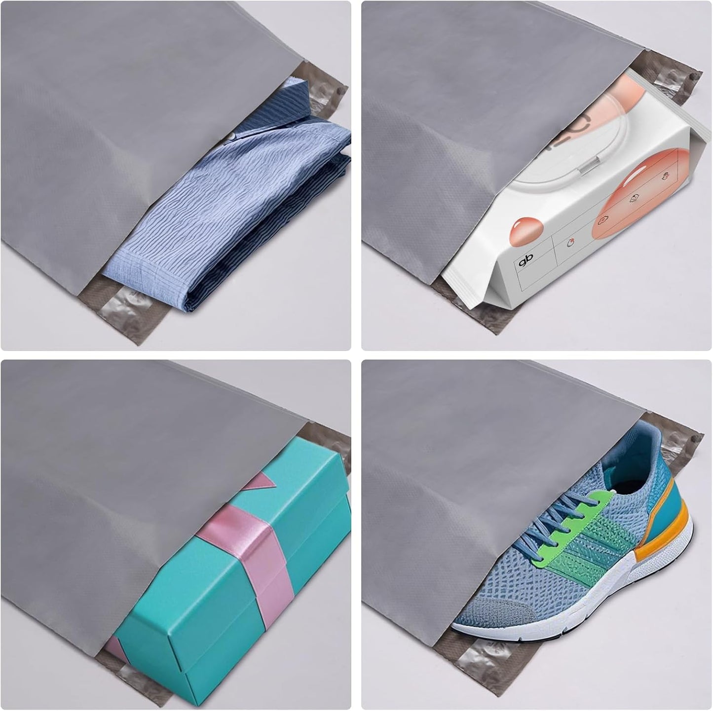 Dasen 50pc Poly Mailers 12x15.5 Inches,Shipping Envelopes Self Seal Mailers Bags Waterproof and Tear-Proof Packaging Bags, Shipping Bags for Clothing