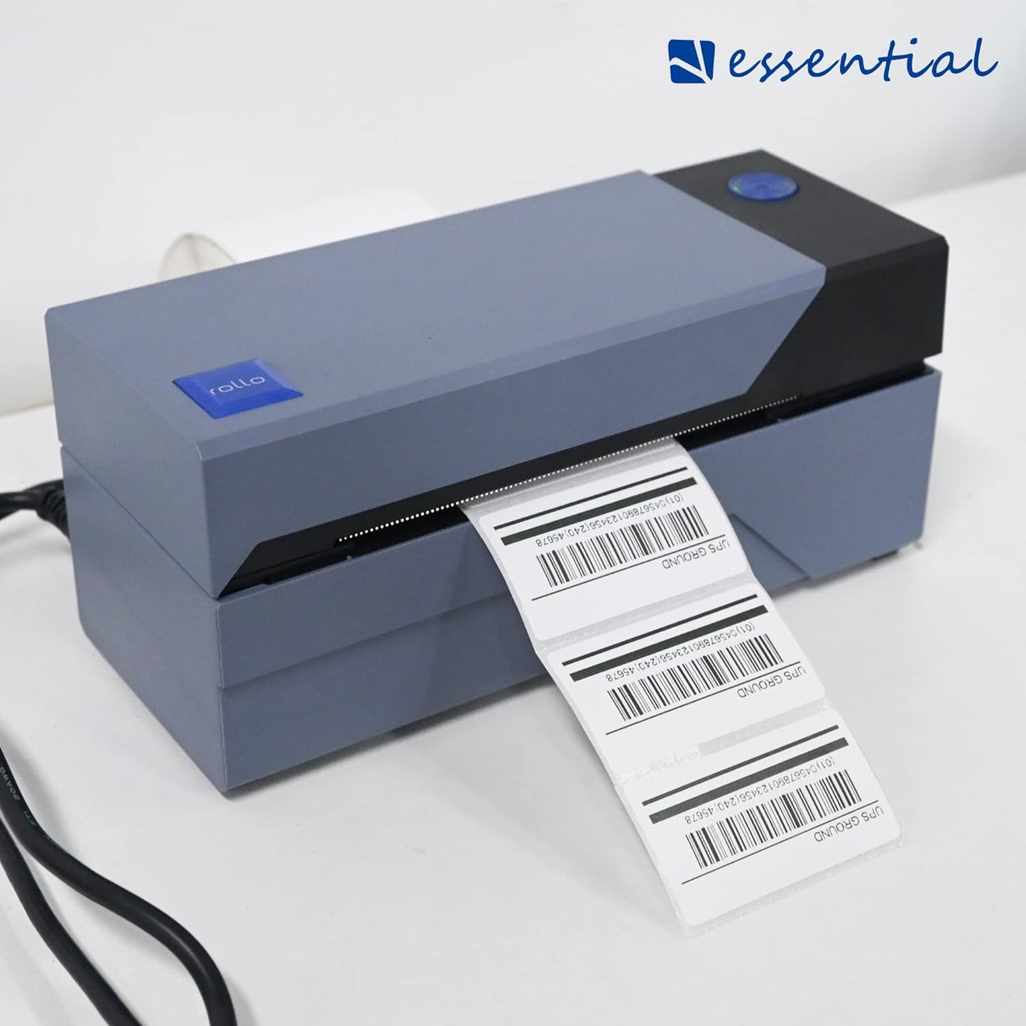 ESSENTIAL 2.25"x 1.25" (57mm ×32mm) Direct Thermal Barcode Labels, Shipping Labels, Compatible with Zebra & Rollo Label Printer, 1000 Label of Roll (12 Rolls, 12000 Tags)