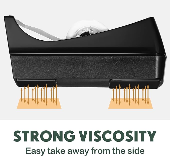 Yahenda 18 Pack Black Desktop Tape Dispenser Non Skid Base - Image 3