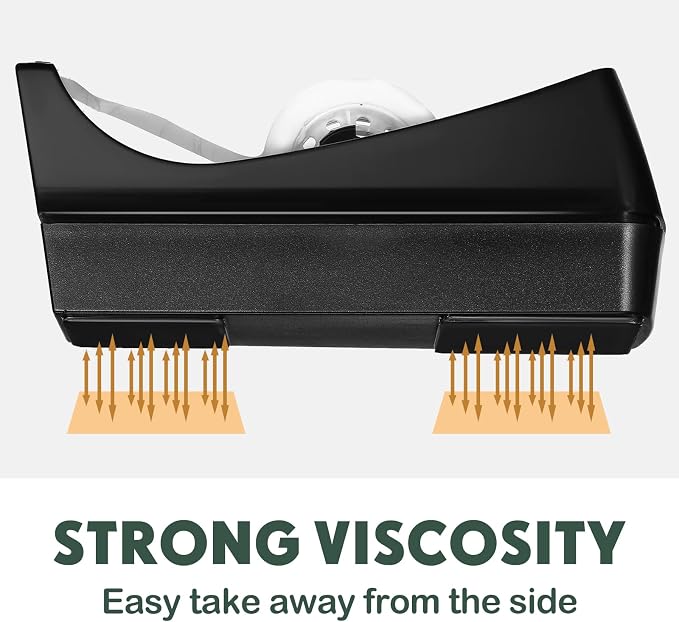 Yahenda 6 Pack Black Desktop Tape Dispenser Non Skid Base - Image 3