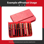 Leather 12 Fountain Pen/Pencil Tray Case Organizer, Fashion Design, Magnetic - Image 4