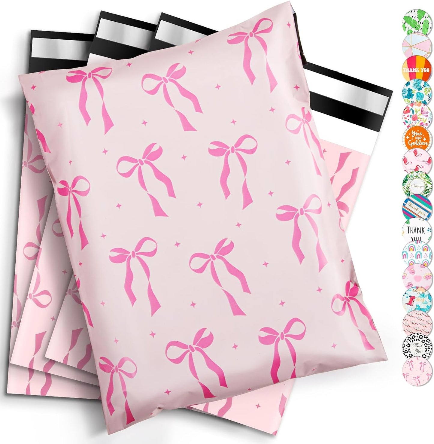 Oududianzi Large Poly Mailers 14.5x19, 100PCS Shipping Bags, Self Seal Mailers Poly Bags, Mailing Envelopes Bulk, Polymailer Packaging Bags for Small Bussiness