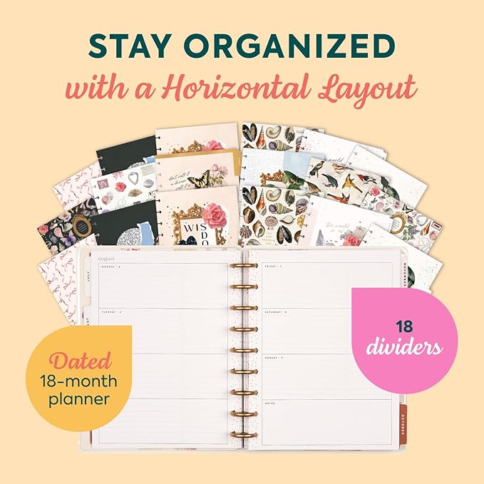 Happy Planner Disc-Bound Planner July 2026–Dec. 2027, 18-Month Planner - Image 3