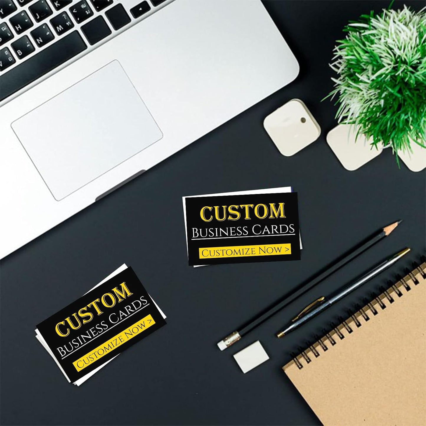 Custom Business Cards Personalized Business Card for Small Business 300gsm Matte Paper Front & Back Sides Printed 3.5" x 2"