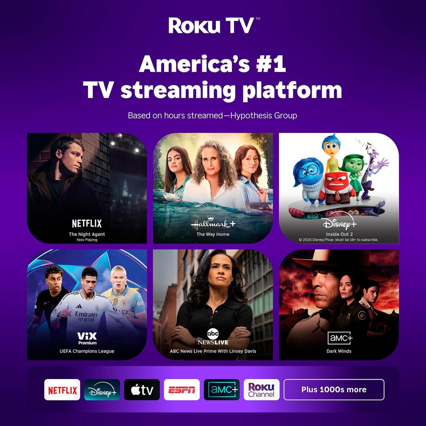 Aurzen Roku TV Smart Projector with Wifi and Bluetooth, D1R Cube Roku Streaming Experience Built-in, Sealed Optical Engine, 1080P FHD, Dolby Audio, Portable Mini Projector for Home/Outdoor Movies
