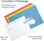 50 Legal Hanging File Folders, 50 Reinforced Hang Folders, Designed - Image 3