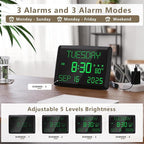 Raynic Day Clock, 11.5" Large Display Calendar Clock - Image 4