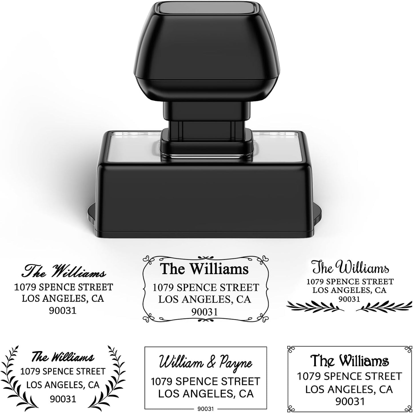 Personalized Self-Inking Address Stamp, Custom Return Address Stamp with Clear, Consistent Impressions & Effortless Stamping