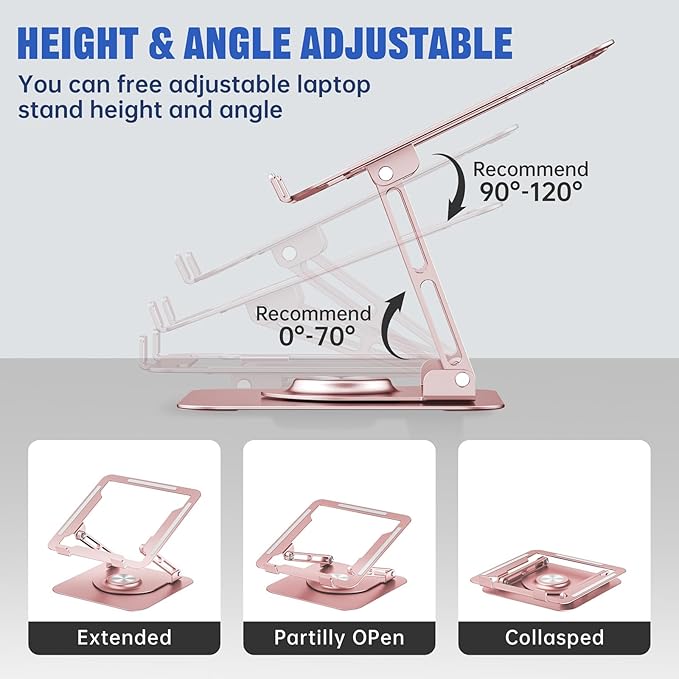 Laptop Stand for Desk, Adjustable Computer Stand - Image 4