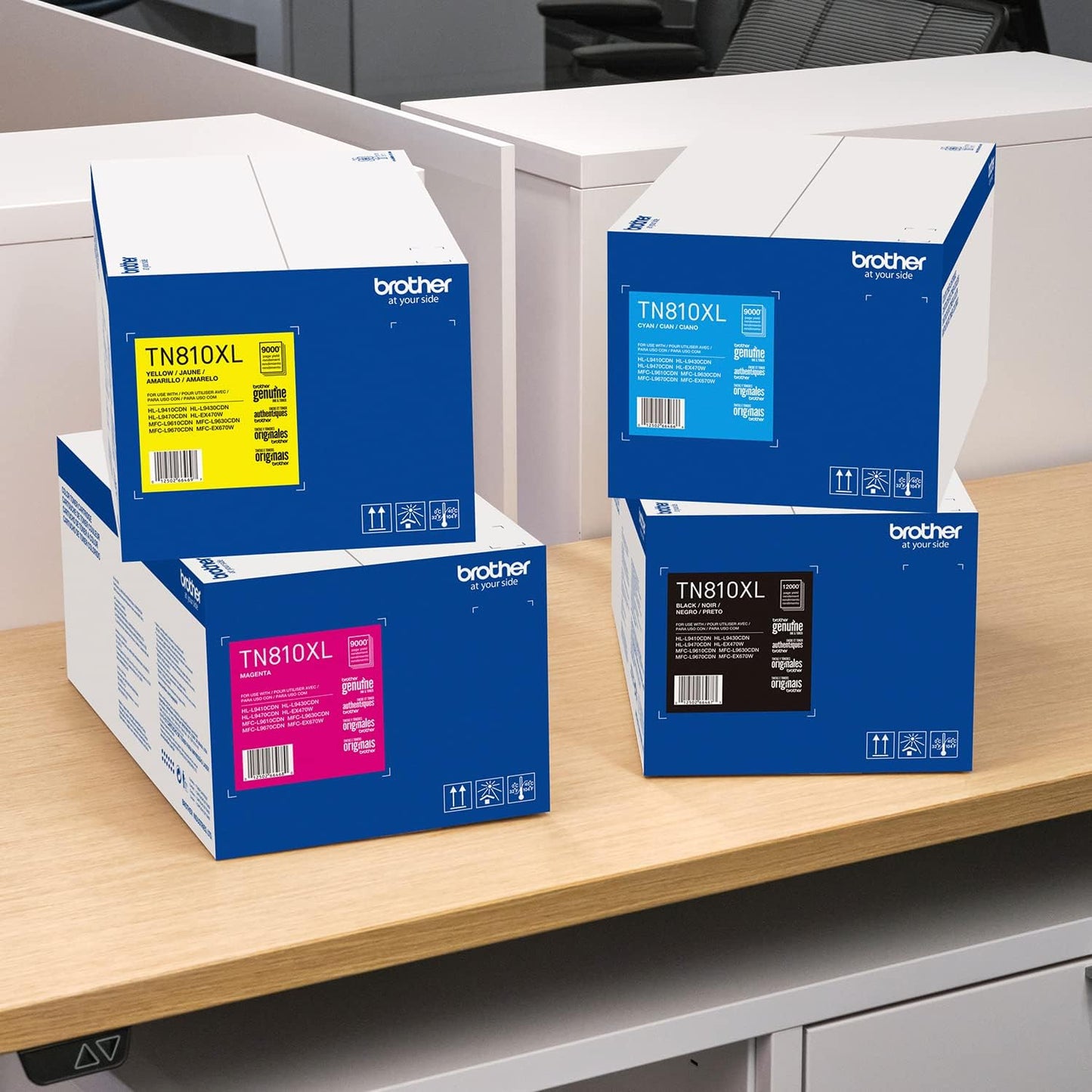 Brother Genuine High Yield Toner Cartridge, TN810XLM, Replacement Magenta Toner, Page Yield Up to 9,000 Pages