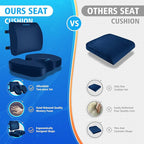 CushZone Seat Cushion, Lumbar Support Pillow - Image 7