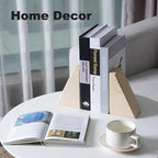 Marble Bookend for Heavy Books, Decorative Bookends for Shelves, Durable and - Image 6