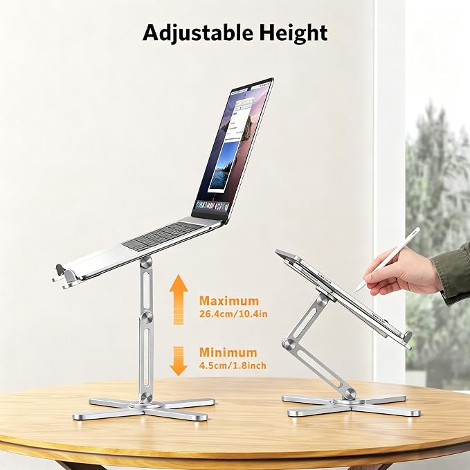 OMOTON LA10 360° Rotating Laptop Stand Riser - Image 8