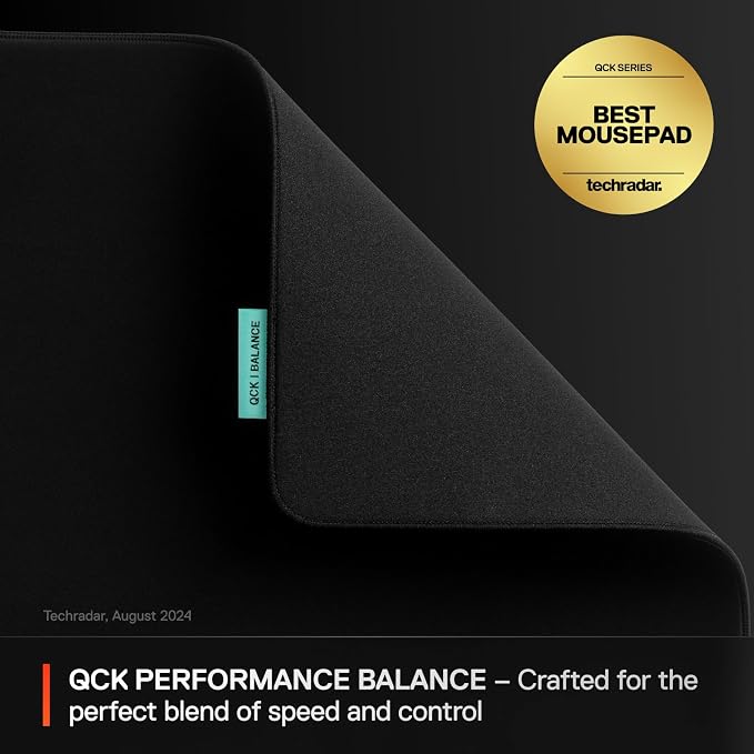 SteelSeries QcK L Performance Balance Gaming Mousepad — Extra Density - Image 2