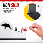 Heavy Duty 2-Inch Desktop Tape Dispenser, Dual Roll, Non-Slip Base - Image 3