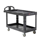 Rubbermaid Commercial Products BRUTE Heavy Duty 2-Shelf Utility/Service Cart by RubbermaidCommercialProducts