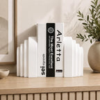 Book Ends for Heavy Books, Resin Decorative bookends, Heavy Duty Book end for - Image 8