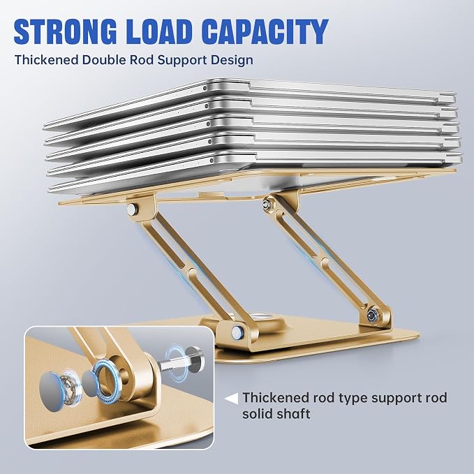 JOYEKY Laptop Stand for Desk, Adjustable Computer Stand - Image 5