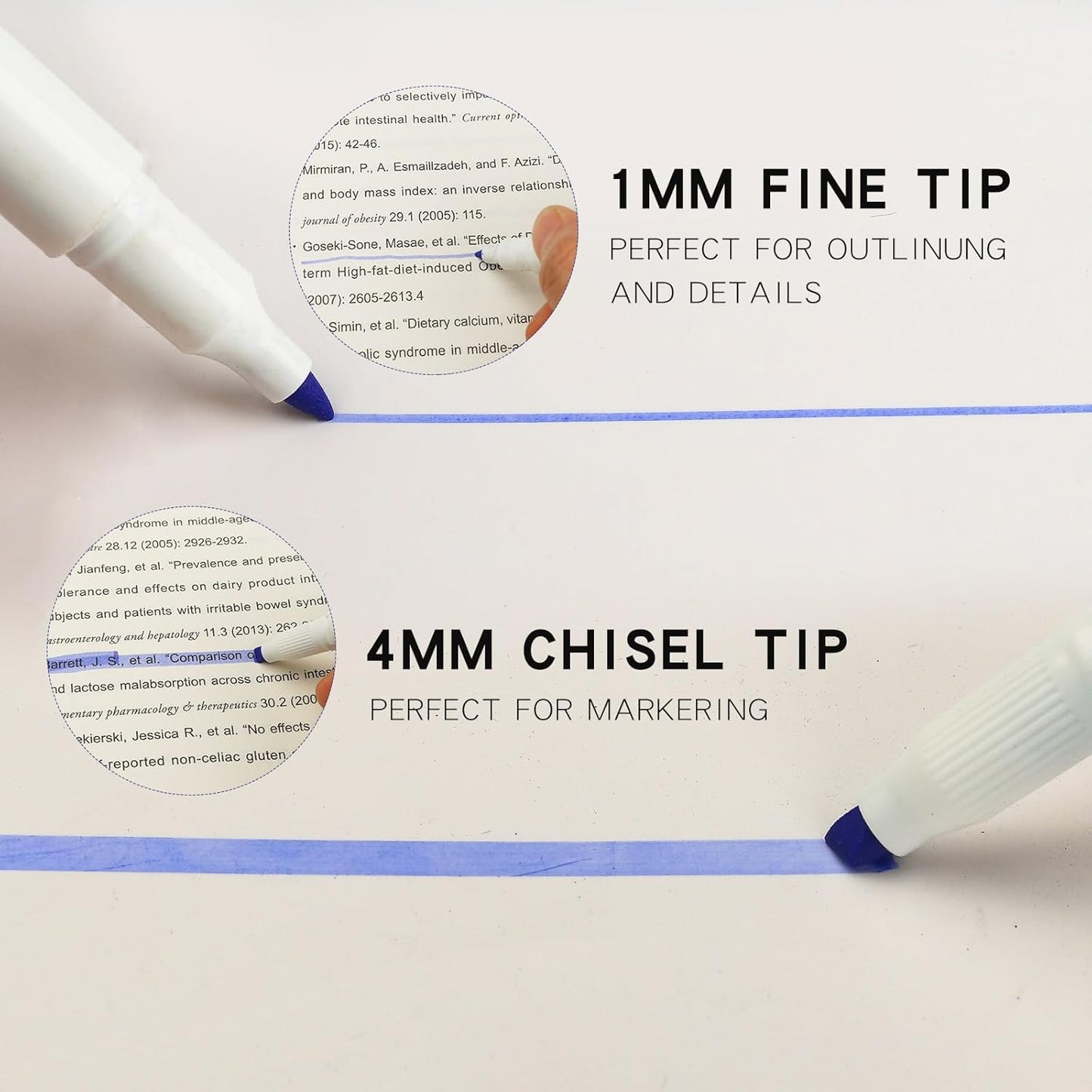 Real Mild Highlighter，25 Highlighters, Pastel Highlighter Assorted Colors Markers Dual Tip Markers Chisel and Fine Tips for Coloring, Underlining, Highlighting