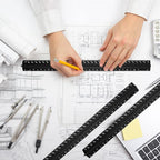 Macarrie 10 Pcs Architectural Scale Ruler 12" Architect Engineers Scale - Image 6