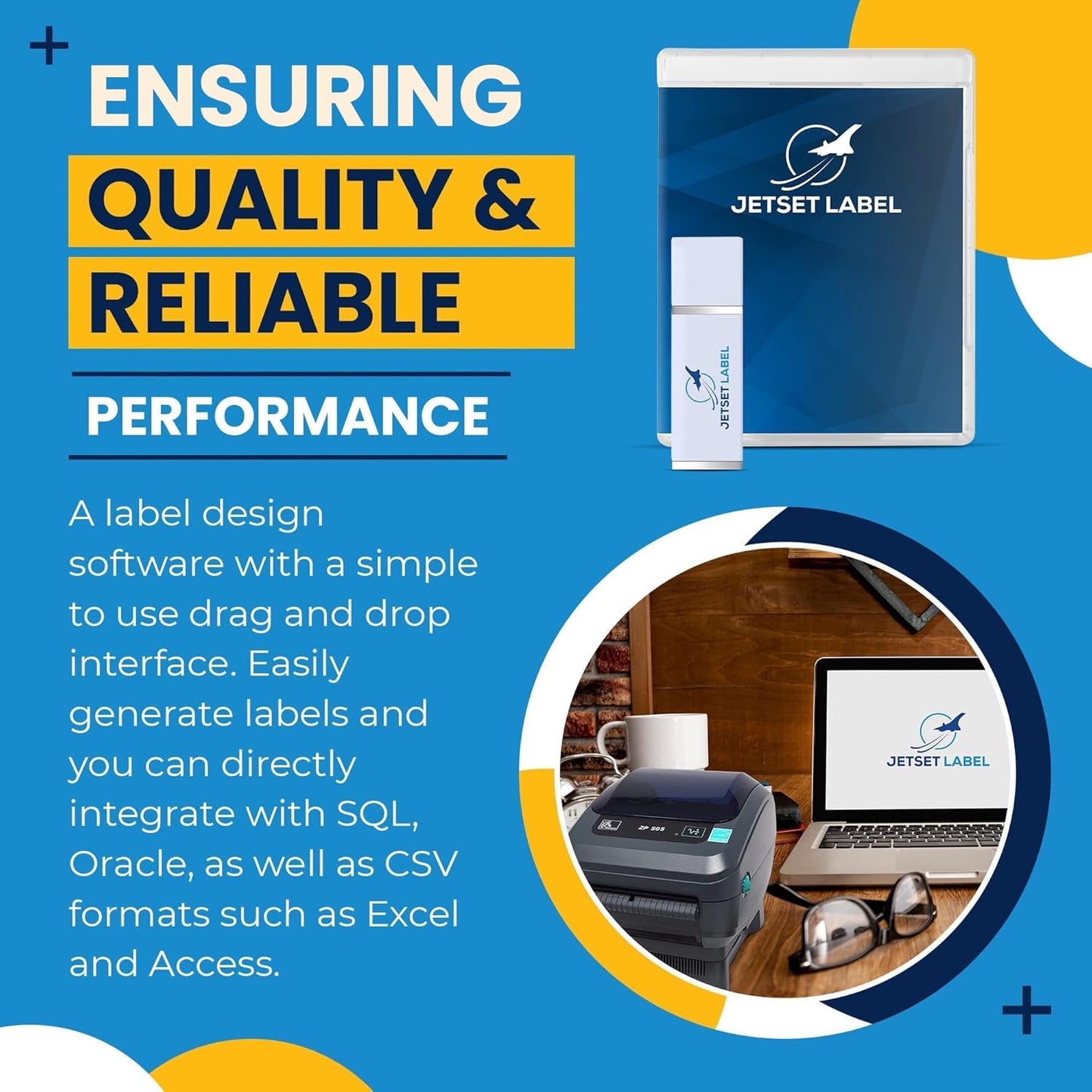 Zebra ZP 505 Label Direct Thermal Bar Code Zebra Label Printer ZP505 | USB, Serial, and Parallel Connectivity 203 DPI Resolution | Includes Jetset Software