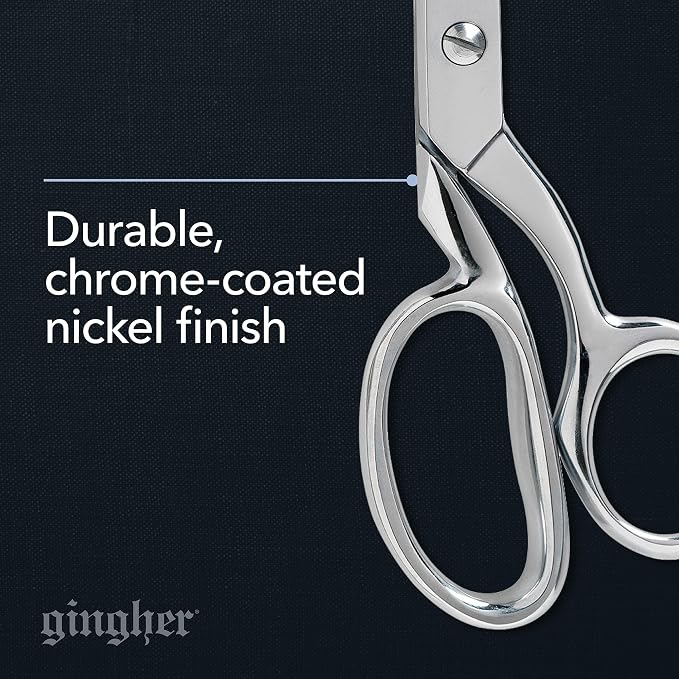 Gingher 8" Dressmaker's Fabric Scissors, Stainless Steel Shears, Sharp Knife - Image 6