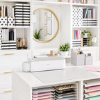 BLU MONACO | Cardboard Magazine File Holder Set of 4 | Vertical Magazine File - Image 5