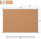Extra Large Cork Bulletin Board 60" X 48", Foldable Notice Pin Board - Image 3