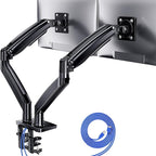 ErGear Dual Monitor Desk Mount up to 40 inches Screens, Max 26.4lbs Capacity by ErGear
