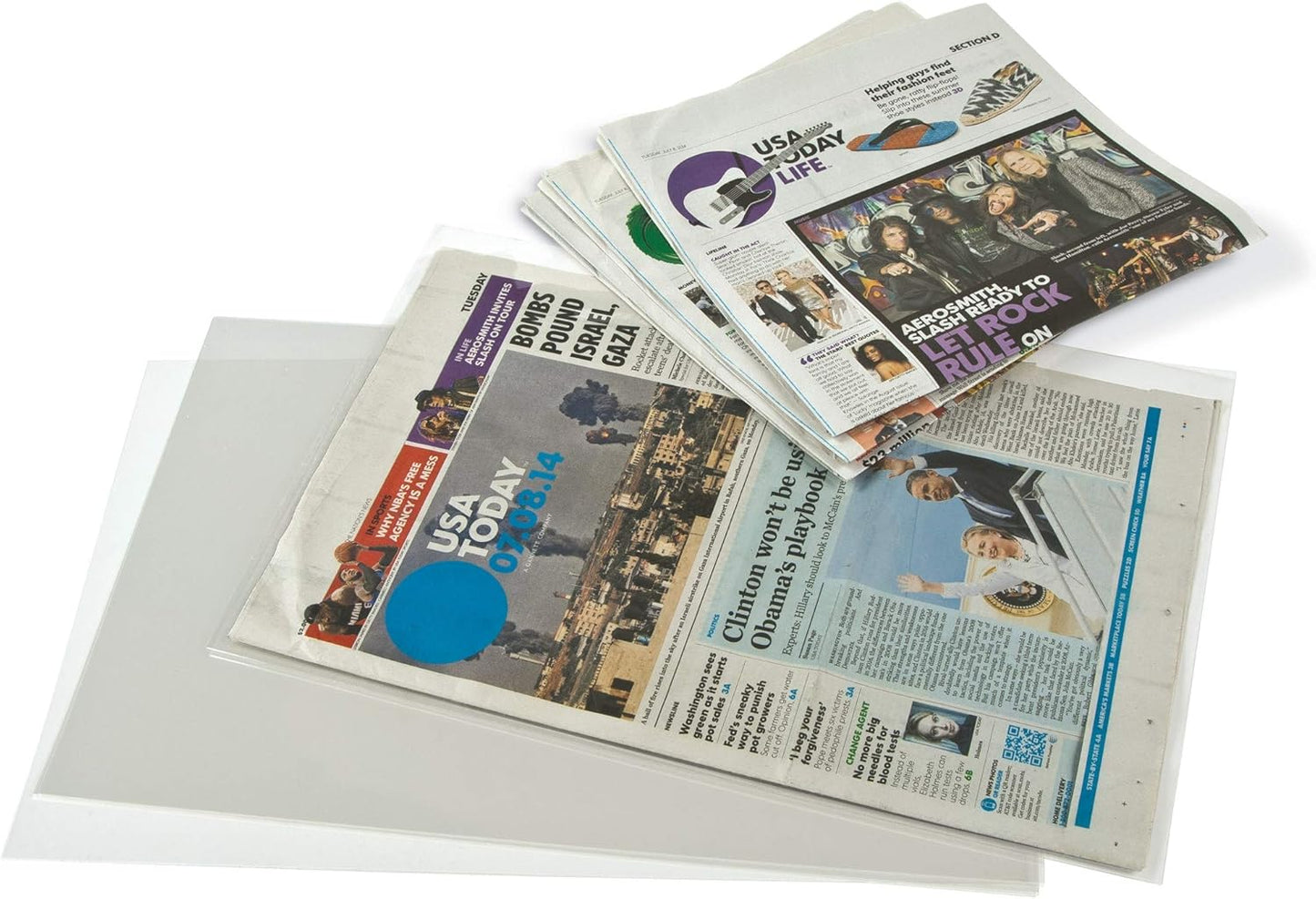 Gaylord Archival Archival Polyester Newspaper Preservation Sleeves (5-Pack) - 22W x 30"H
