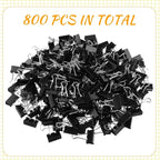 Jetec 800 Pieces 1 Inch Black Binder Clips Bulk Medium Paper Clamps Metal Paper - Image 3