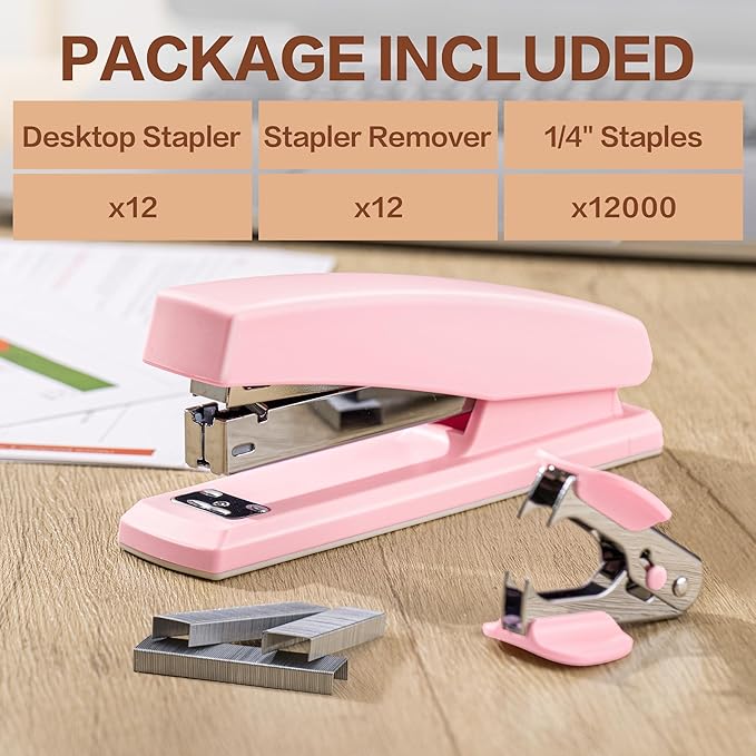 Deli Stapler, 12 Pack Staplers - Image 3