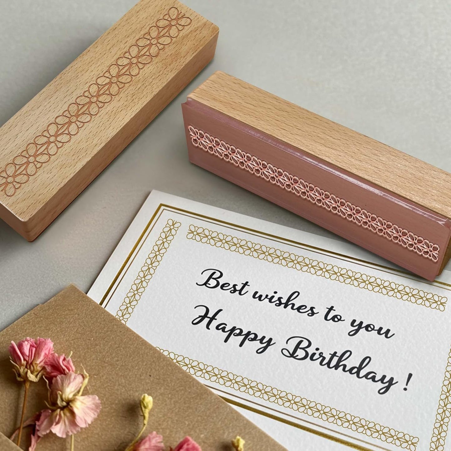 Custom Logo Stamp - Personalized Rubber Stamp - Multiple Size Options Available - Upload Your Logo (1"x2.5")