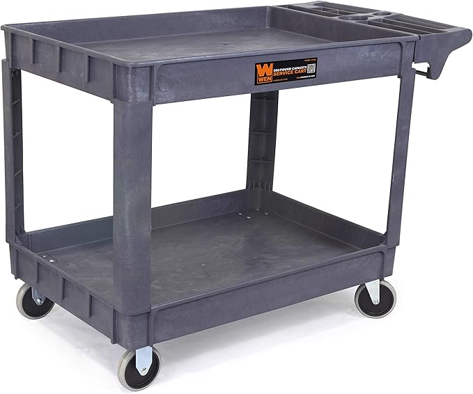 WEN 500-Pound Capacity 46 By 25.5-Inch Extra Wide Service Utility Cart by WEN