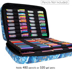 YOUSHARES Big Capacity Colored Pencil Case - Image 2