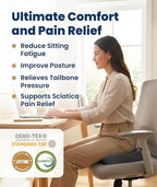 Everlasting Comfort Doctor Recommended Memory Foam Seat Cushion - Image 2