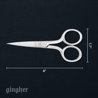 Gingher 4" Embroidery Scissors, Precision Craft Scissors, Hand-Tuned Blades & - Image 8