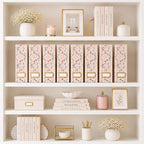 BLU MONACO | Cardboard Magazine File Holder Set of 4 | Standing File Holder - Image 2