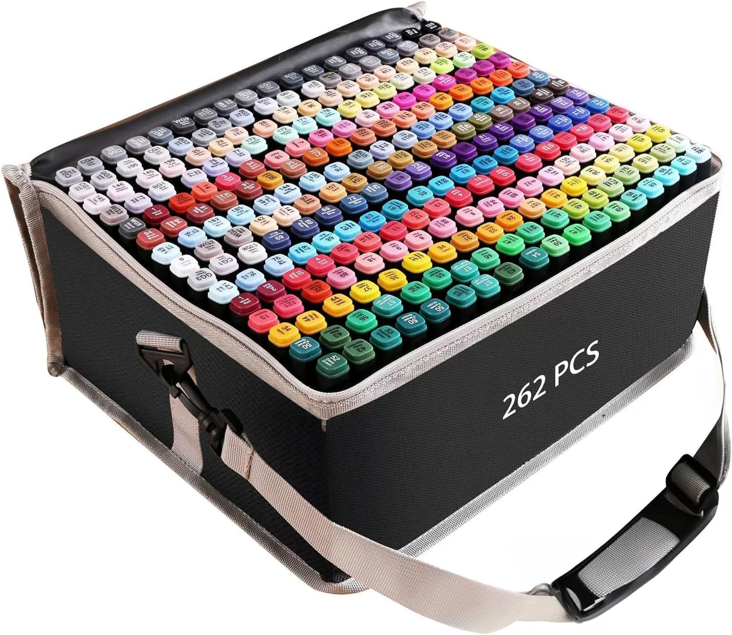 262 Colors Alcohol Markers Artist Drawing Art Dual Tip Markers Perfect for Kids Boys Girls Students Adult