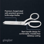 Gingher Scissors Knife-Edge Dressmaker Shears 7" - Image 2